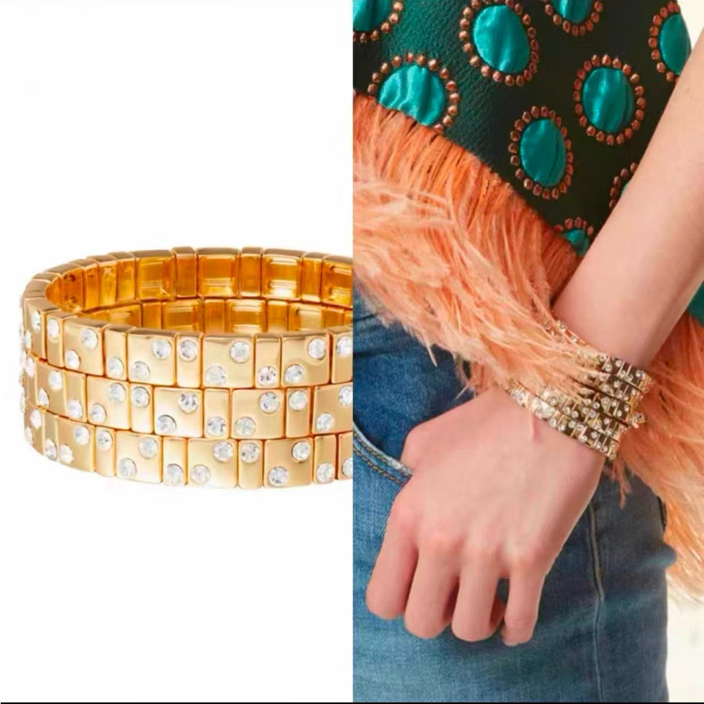 Roxanne Assoulin Watch Band Bracelet Gold
